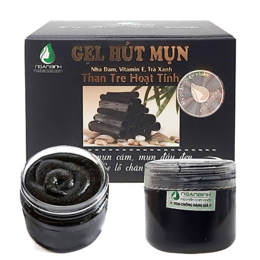 Gel Lột Mụn Than Tre Hoạt Tính Ngân Bình 50gr Lột Mụn Cám,Lông Tơ,Tẩy Tế Bào Chết Chính Hãng