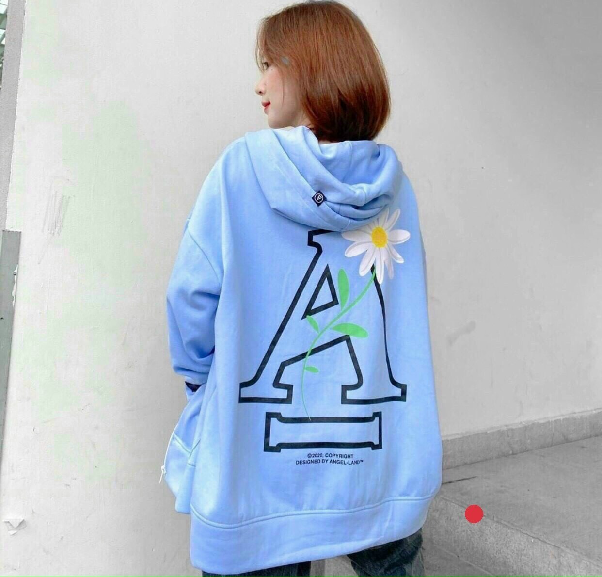 Áo khoác nỉ in hình chữ a sau lưng cực chất ttsla0361
