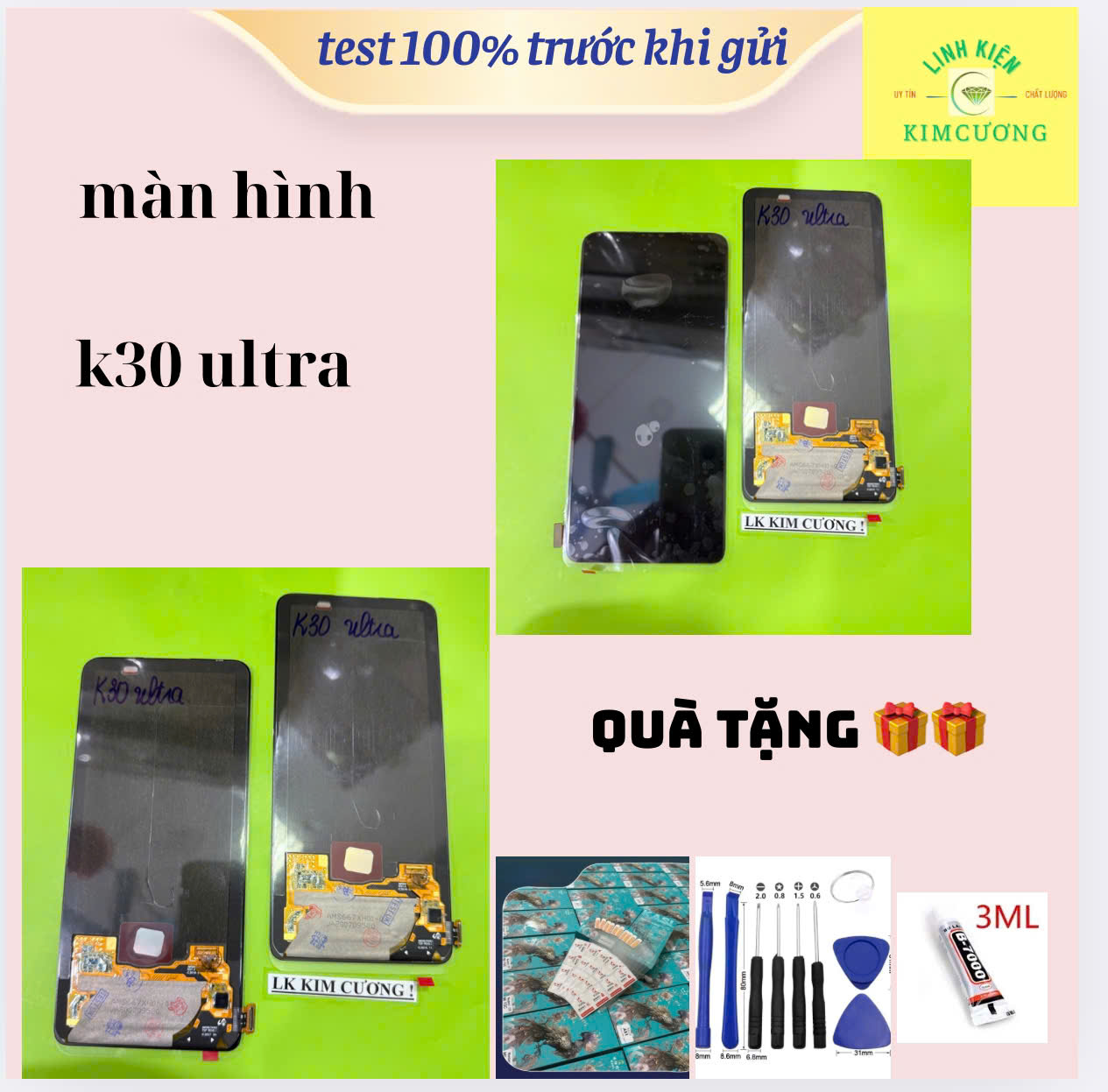 Màn hình tương thích xiaomi redmi K30 ULTRA zin máy