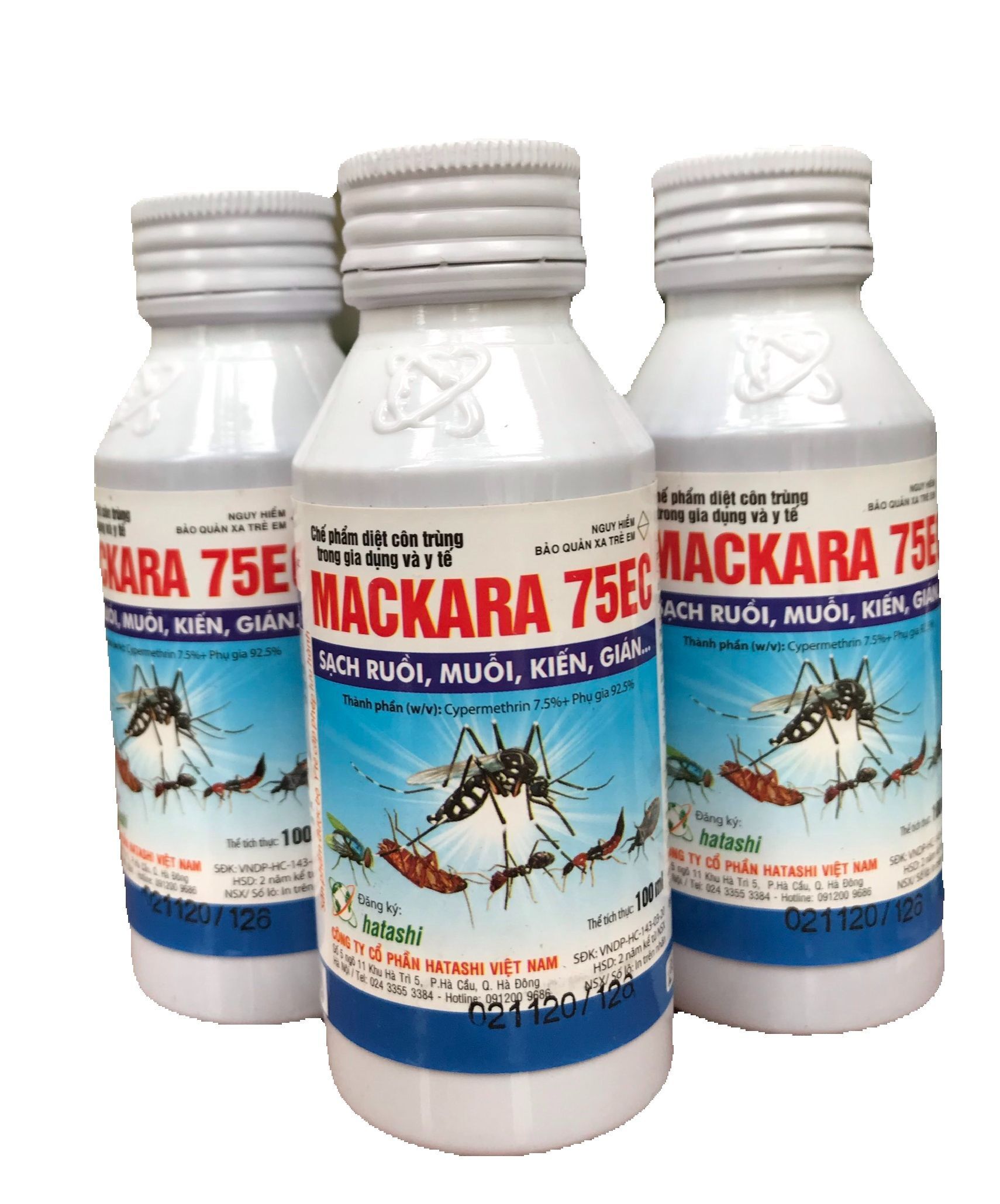 [Hoàn Tiền 10%] Thuốc xịt muỗi y tế Mackara 75ec diệt muỗi kiến gián hiệu quả