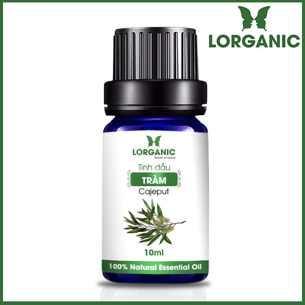 Tinh dầu tràm nguyên chất Lorganic Cajeput Natural Essential Oil 10ml