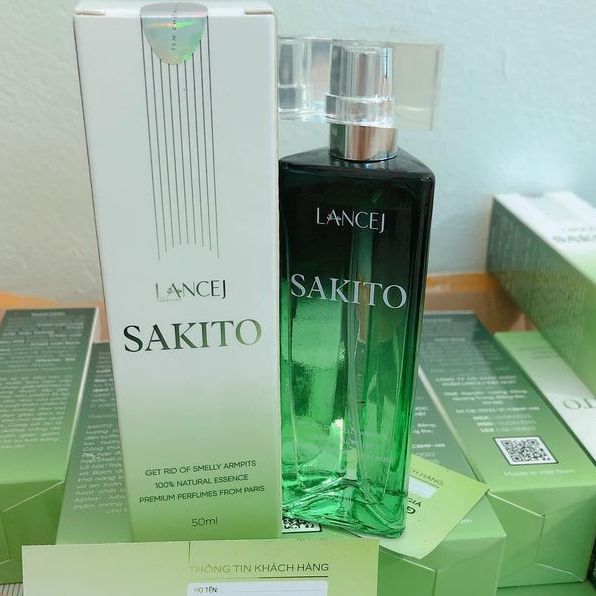 Combo 2 lọxịt khử mùi hôi nách sakito khử mùi hôi nách, hôi chân, thâm nách, ra mồ hôi nách hương nước hoa cao cấp 50 ml