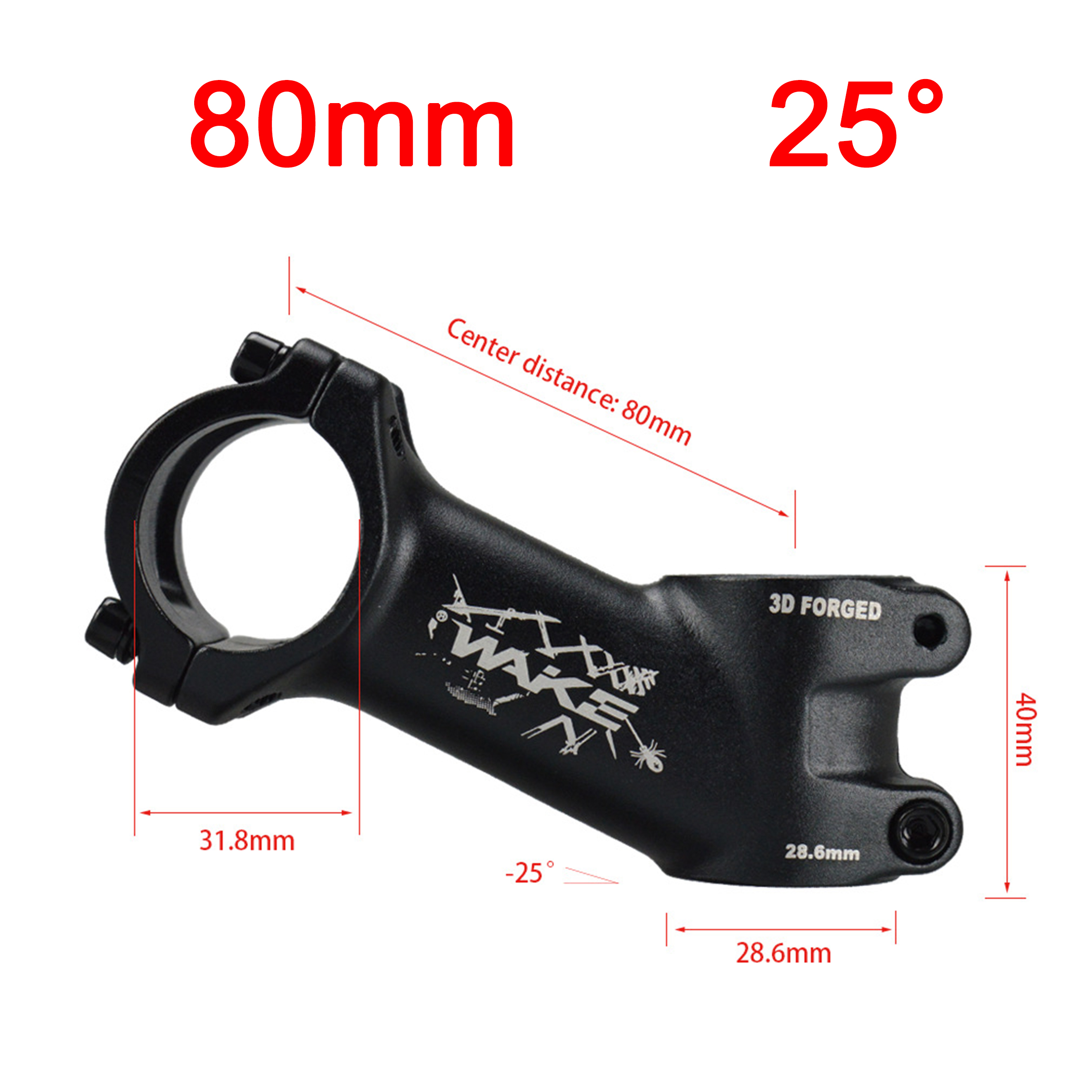 Wake Ultra Trục Ghi Đông Xe Đạp Leo Núi Bằng Hợp Kim Nhôm Độ Đường Xe Đạp Thân Siêu Nhẹ Hợp Kim Nhôm Thân Xe Đạp Chiều Dài