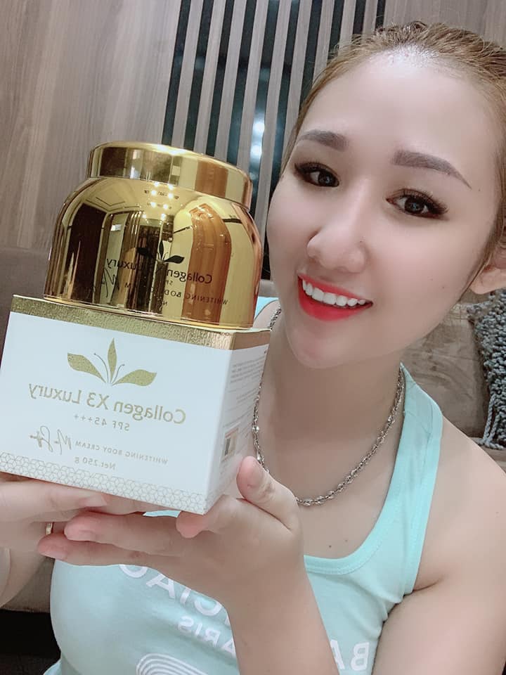 [HCM]Kem Body Collagen X3 Luxury Đông Anh Siêu Trắng Mịn