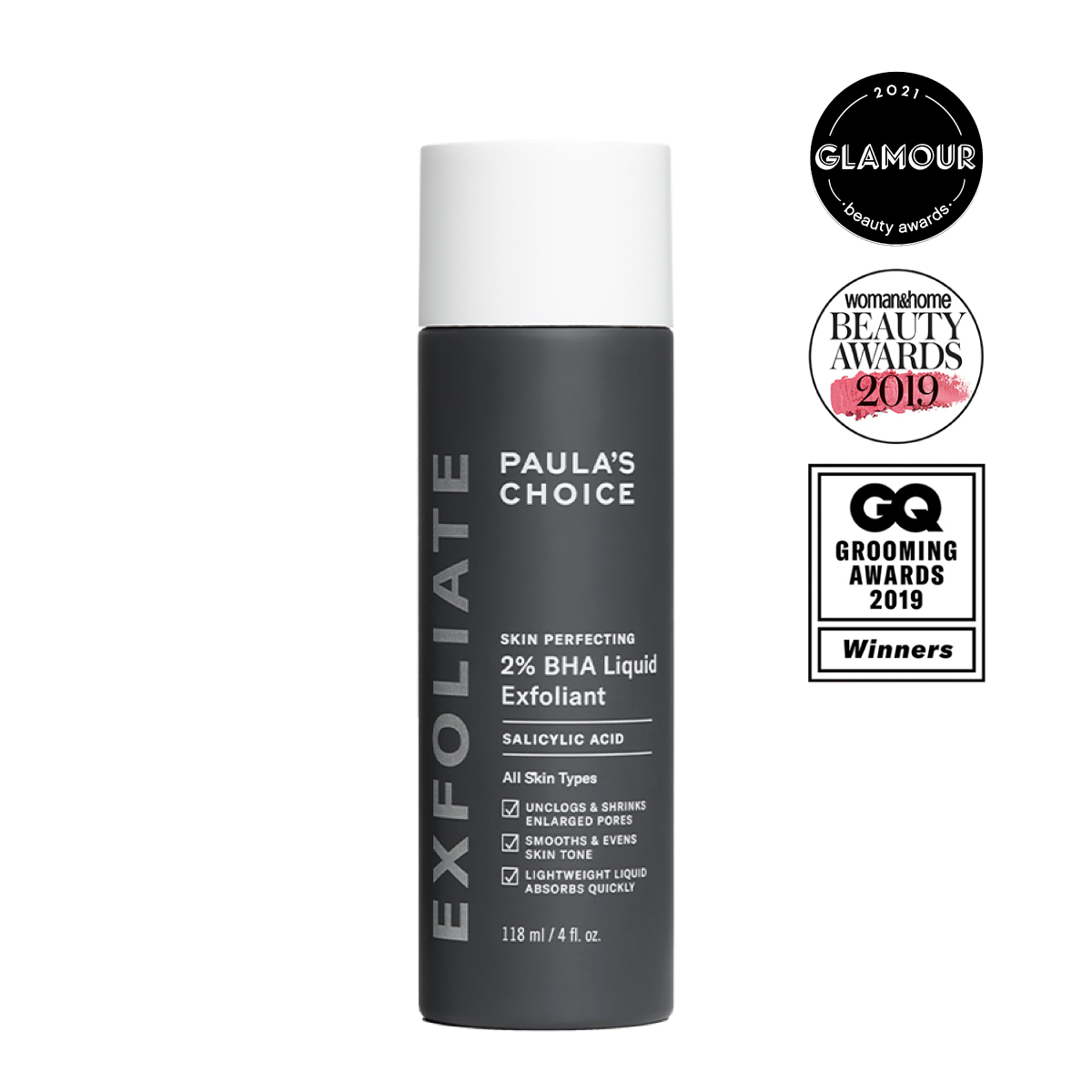 Dung dịch loại bỏ tế bào chết Paula's Choice Skin Perfecting 2% BHA Liquid Exfoliant 118 ml