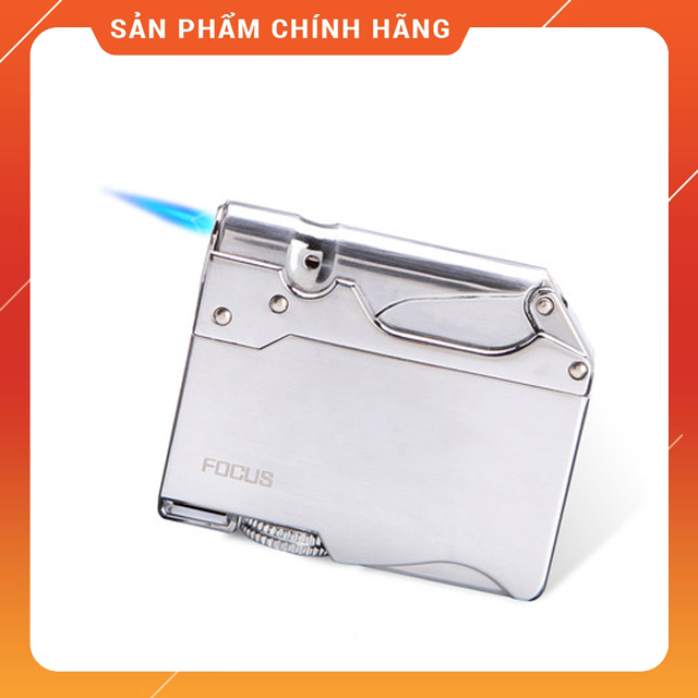 Bật Lửa Hộp Quẹt Focus 082 Khò 1 Tia Thiết Kế Nhỏ Gọn Tiện Lợi Kiểu Dáng Độc Lạ - Dùng Gas Cao Cấp
