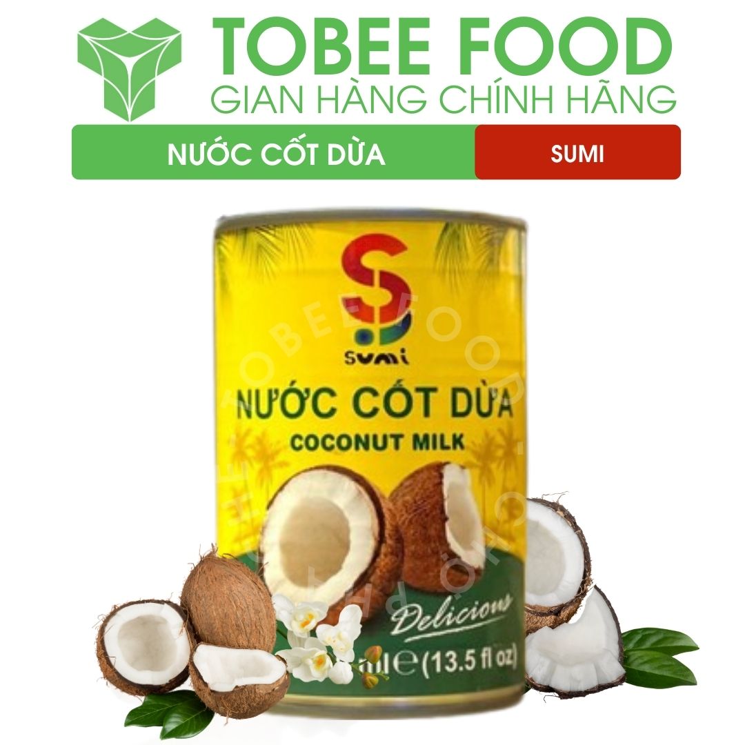 Nước cốt dừa thái lan sumi nguyên chất - nấu chè, làm bánh - tobee food