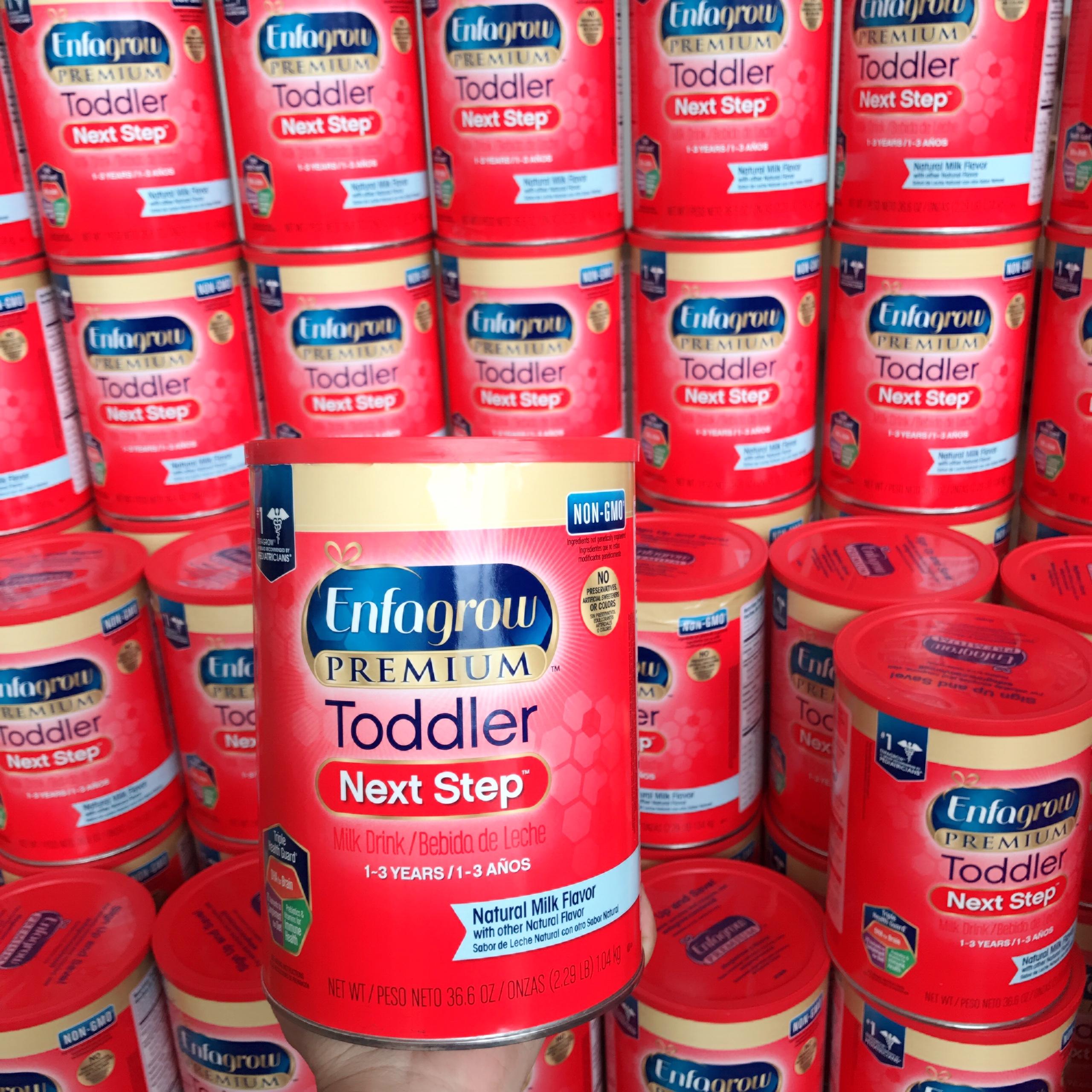 Enfagrow Nắp Đỏ Premium Toddler Next Step 1.04kg của Mỹ - Giúp bé tăng cân, ngăn ngừa táo bón