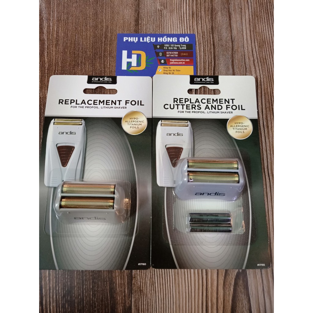 Lưỡi Hộp Cạo Khô Andis ProFoil Lithium Shaver