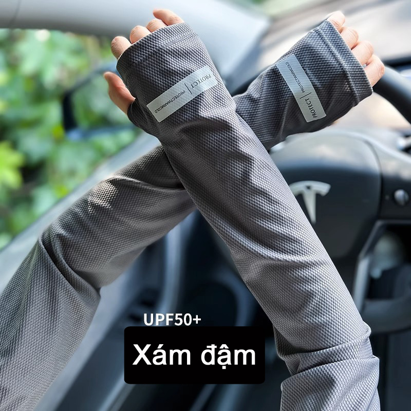 Bao tay chống nắng chống UV mát rượi thoáng khí - 5