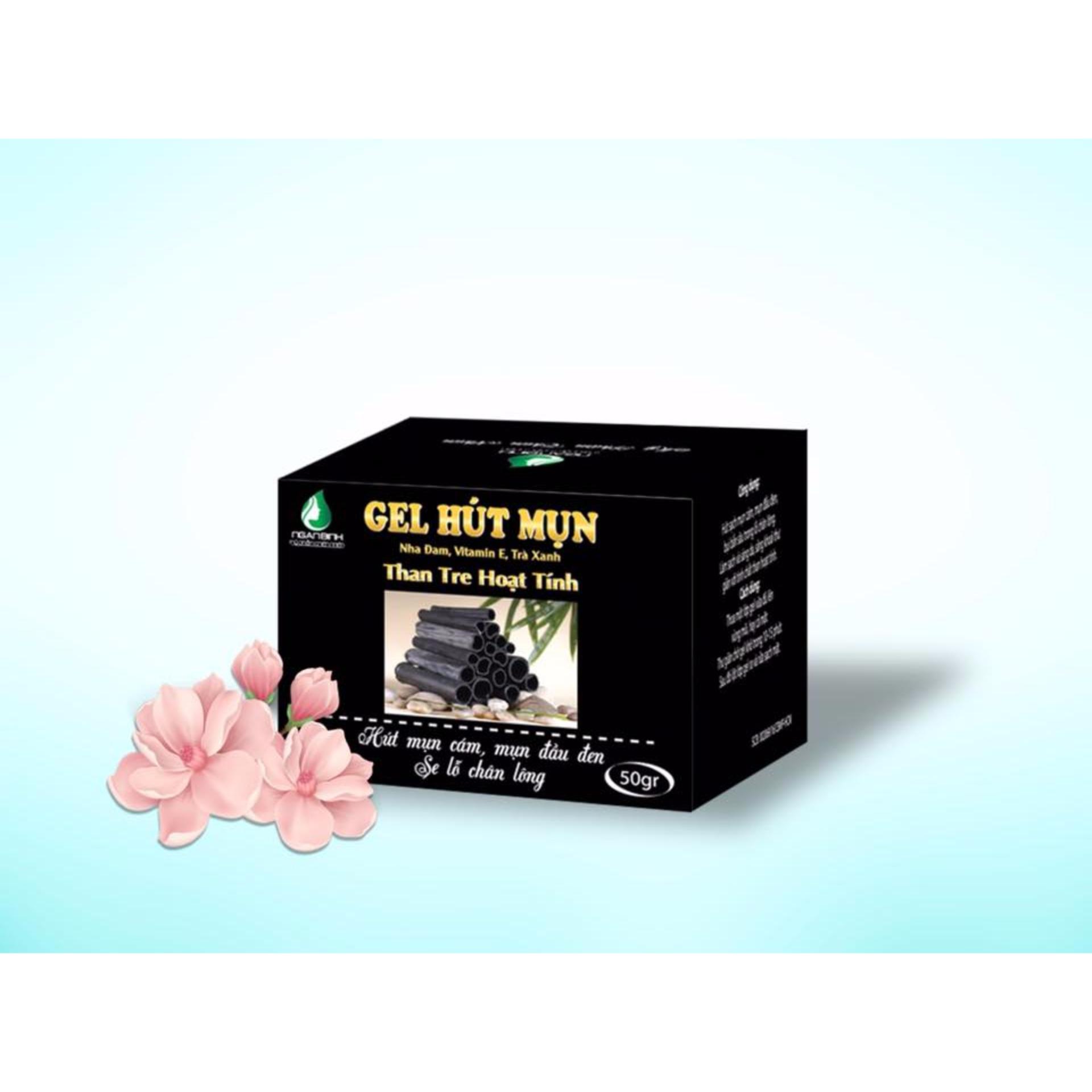 [HCM]Gel hút mụn than tre hoạt tính Ngân Bình