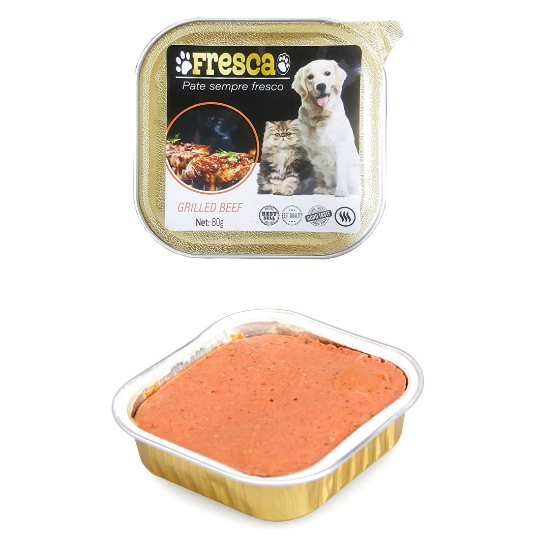 Thức ăn mềm cho chó và mèo , thức ăn pate cho chó mèo - Freshca 80g
