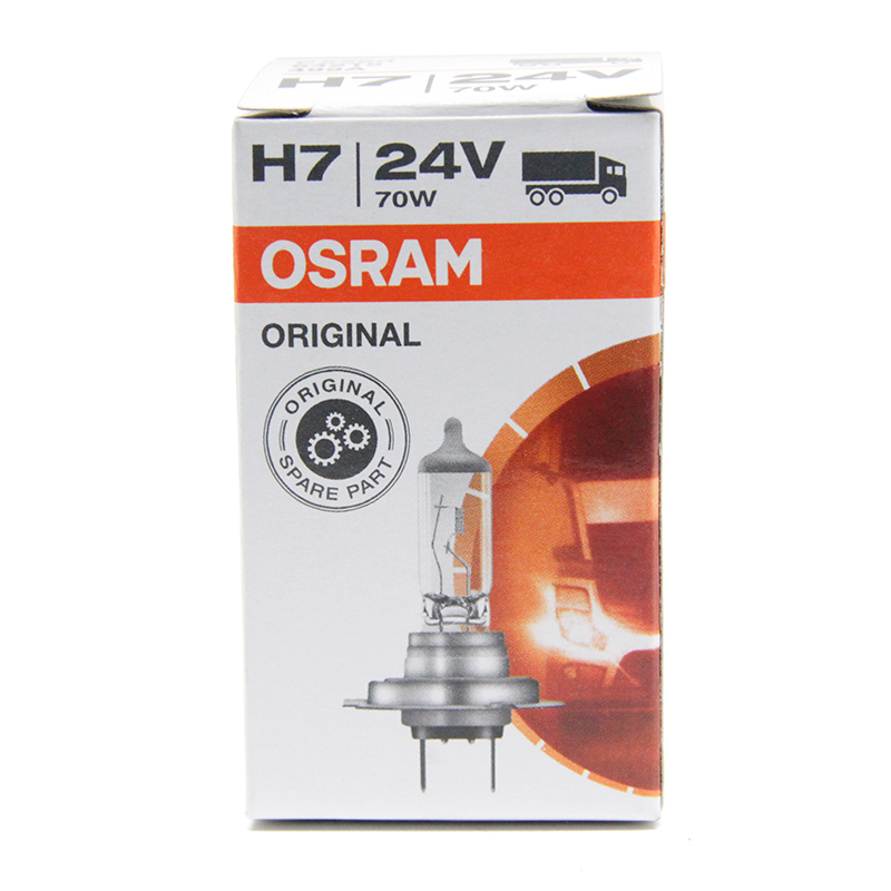 Bóng đèn Osram Đức cho ô tô, đèn Osram H7 24V 70W cho ô tô, Made in Germany, hàng chính hãng Osram