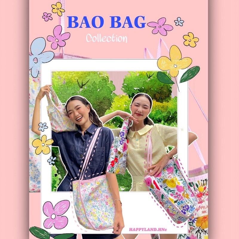“bao bag” set túi nhỏ & túi to | độc quyền happyland.hnc