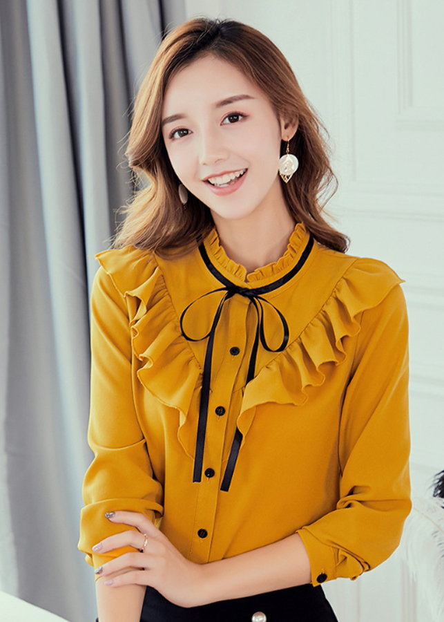 [HCM]Áo sơ mi sép ly ngực cực xinh BEYEU1688 - BY1098