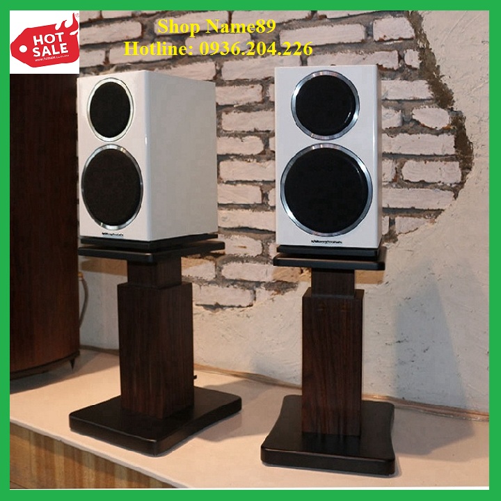 Chân loa gỗ AJ - 102, kích thước 30x23cm, có thể điều chỉnh được độ cao thích hợp, chân để loa, đế để loa, giá đỡ loa