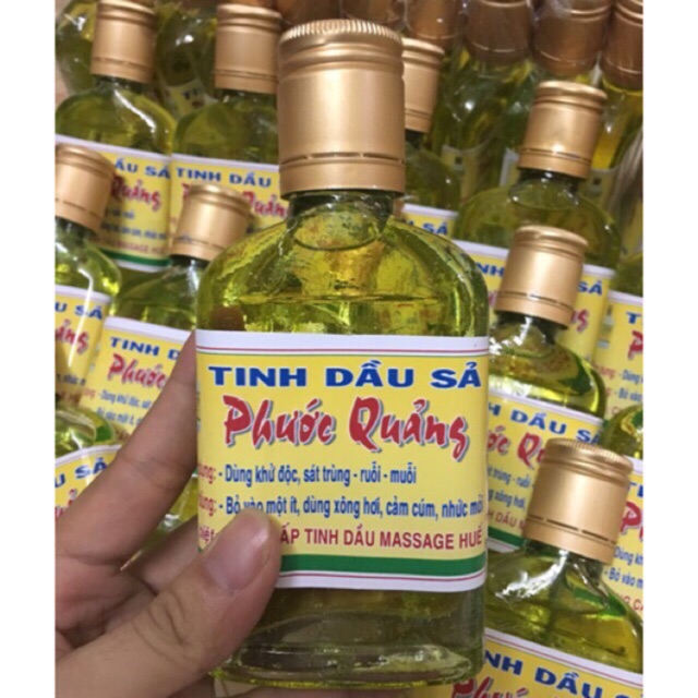 Tinh Dầu Xả Chống Muỗi Hiệu Phước Quảng Lọ 100Ml
