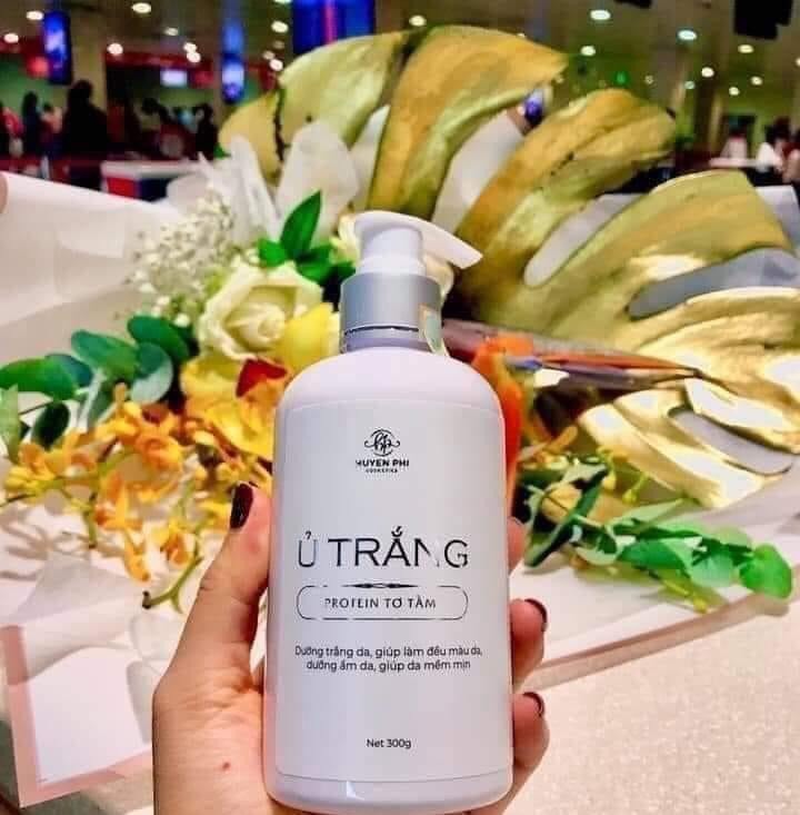 Ủ Trắng Protein Tơ tằm Huyền Phi N08 Spa Huyền Phi (Giá ưu đãi chỉ áp dụng 30 người). Ủ trắng với chiết xuất thiên nhiên giúp da bật tone rõ rệt sau từng buổi. CAM KẾT HÀNG CHÍNH HÃNG