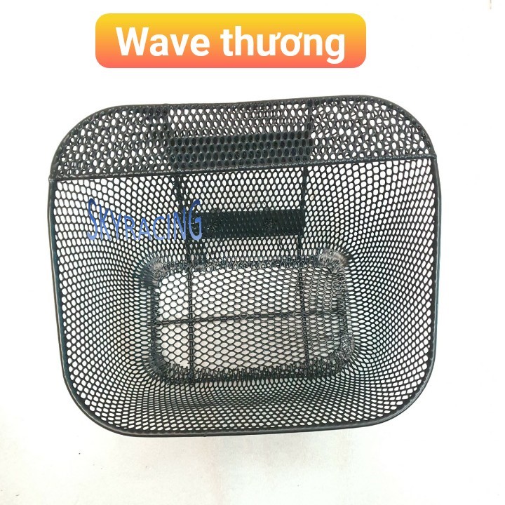 Rổ đen dành cho xe Wave nhỏ