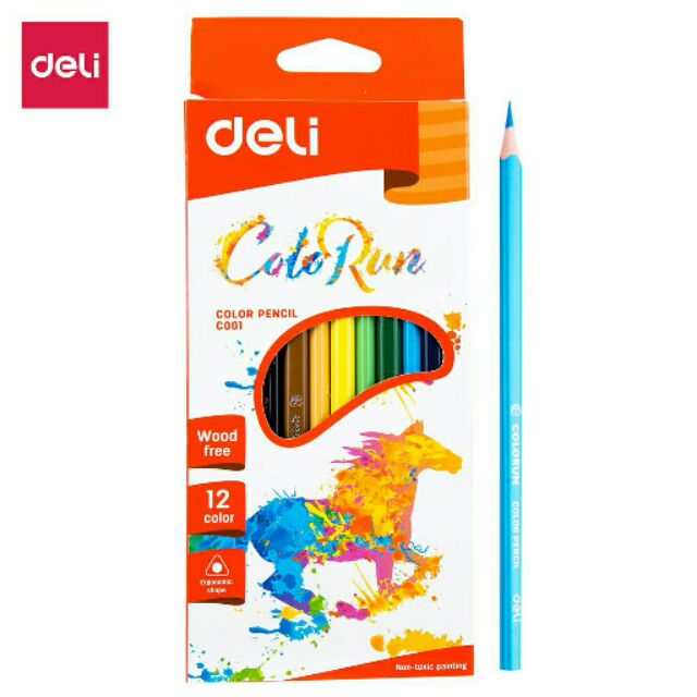 Chì màu deli cao cấp c001