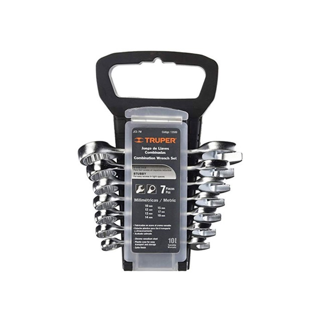 Bộ cờ lê vòng miệng 7 chi tiết truper - 13599 jcs-7m