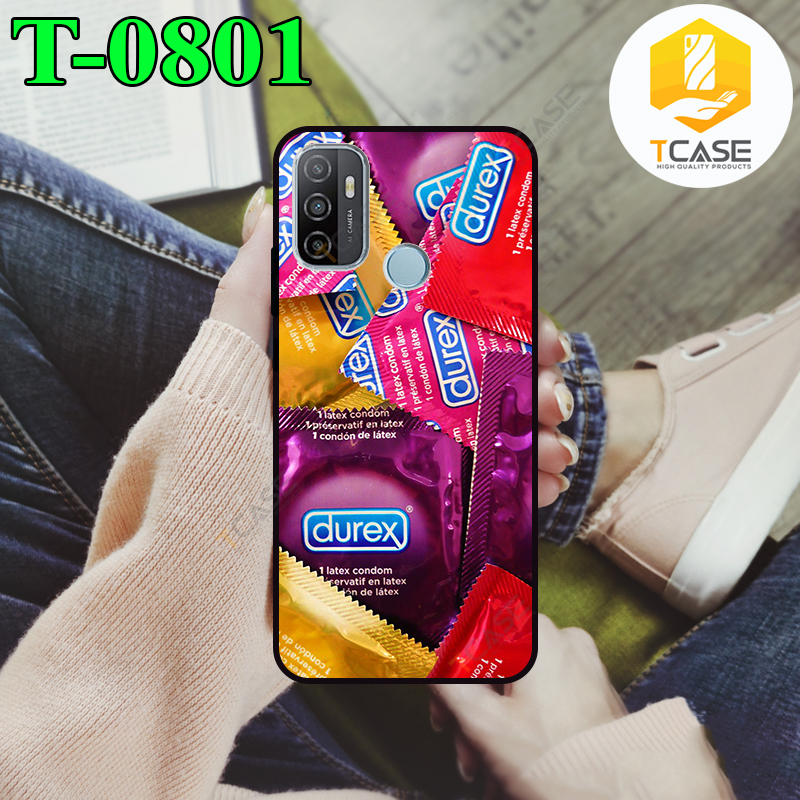 Ốp lưng tcase dành cho oppo a53 2020 in hình bcs durex
