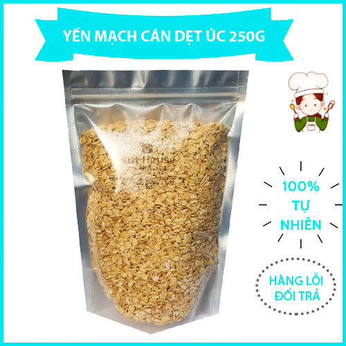 Yến mạch cán dẹp ăn kiêng úc 500gr
