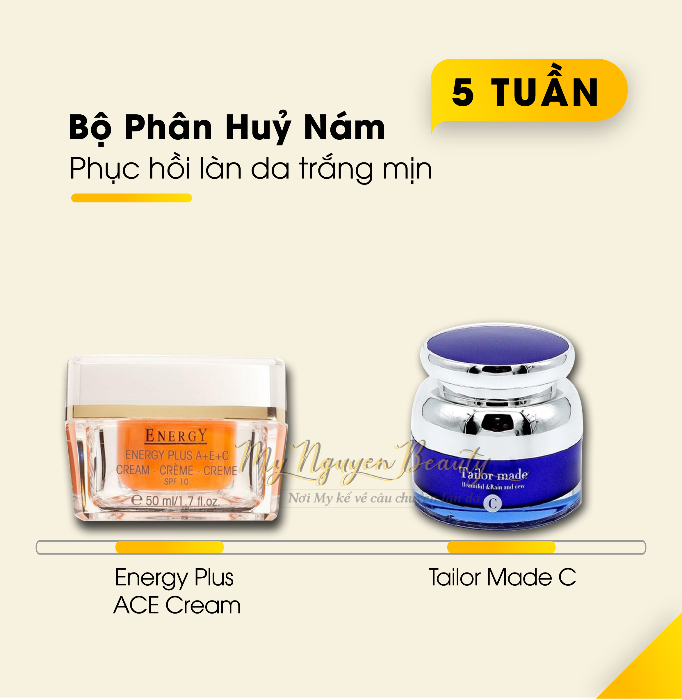 [HCM]Cặp Đôi tan nám phân giải sắc tố kem ACE Đức và kem Y taylor của Hồng Kong