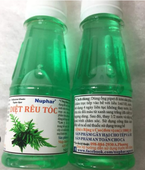 Diệt rêu Nuphar ( xanh lá 100ml)