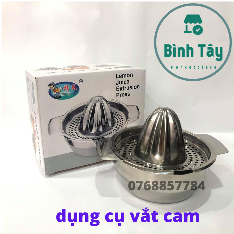 [HCM]Dụng cụ vắt nước chanh và ép hoa quả trái cây bằng tay - đồ vắt cam - đồ vắt nước chanh - dụng cụ ép nước chanh bằng INOX cao cấp MH-VC030