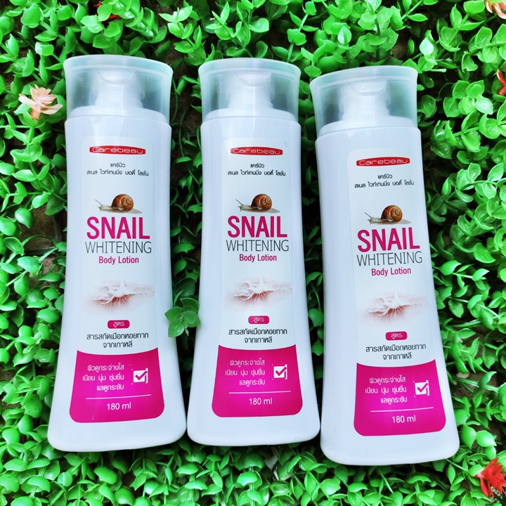Sữa dưỡng thể trắng da carebeau thái lan tuýp 180ml