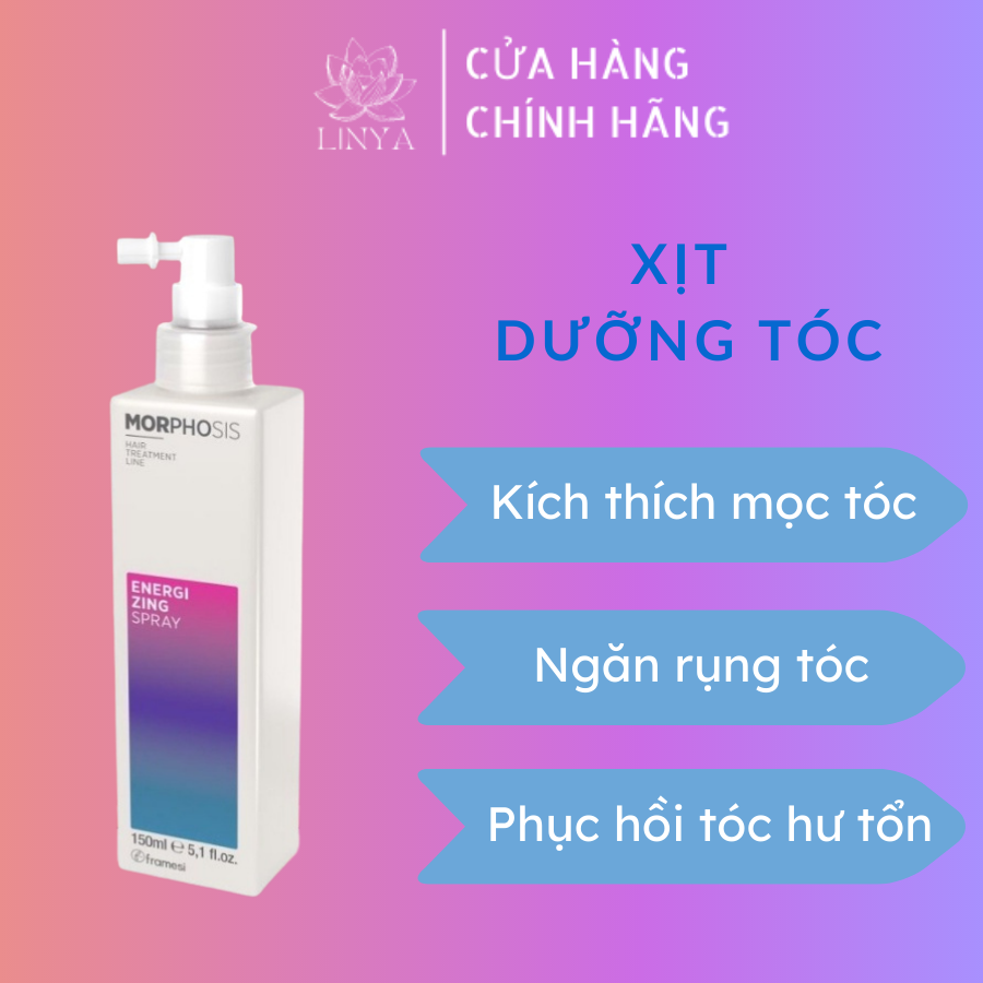 Xịt mọc tóc ngăn giảm rụng tóc kích thích mọc tóc nhanh chống ngứa dầu gầu-phục hồi chăm sóc tóc gàu FRAMESI SPRAY-150ML