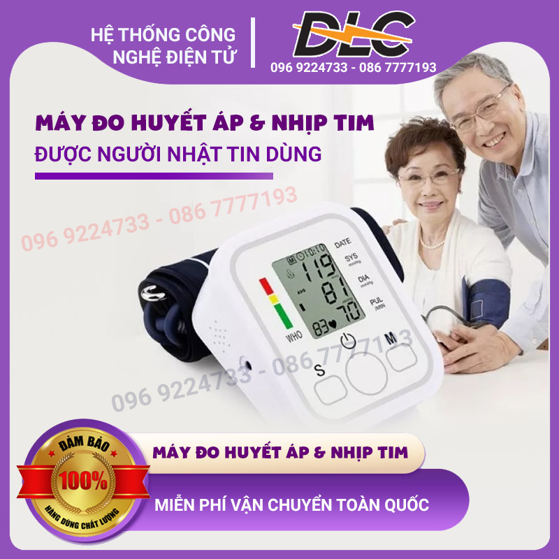 [HCM][ MÁY ĐO HUYẾT ÁP CHÍNH HÃNG ] Máy Đo Huyết Áp Nhật Loại Tốt - Máy Đo Huyết Áp Điện Tử Tự Động MÁY ĐO HUYẾT ÁP ARM STYLE - Máy đo huyết áp  nhịp tim tự động Huyết Áp Cao chuẩn xác  nhanh chóng BẢO HÀNH  5 NĂM
