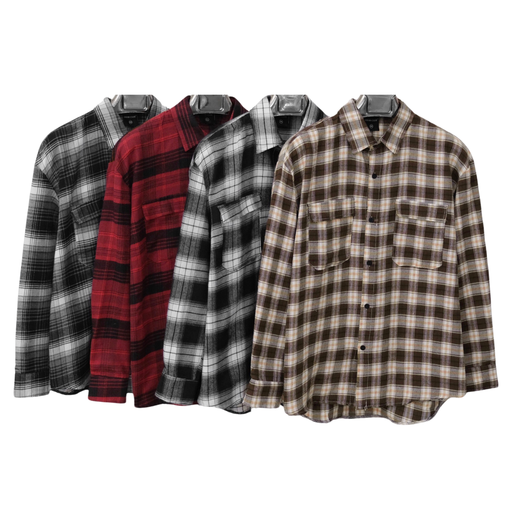 Áo sơ mi dài tay Flannel Odin Club, Áo sơ mi dài tay thời trang nam nữ unisex, Local Brand ODIN CLUB