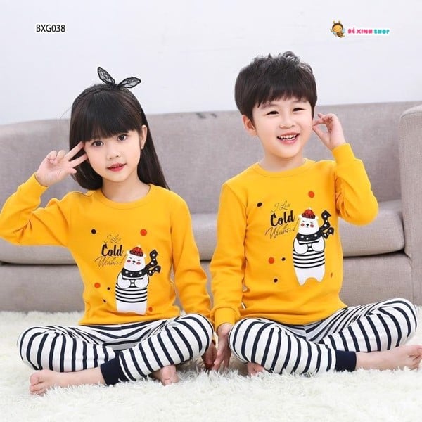 Bộ dài tay người tuyết 2,3,4,5,6,7,8,9,10,11,12,13,14,15,16 tuổi