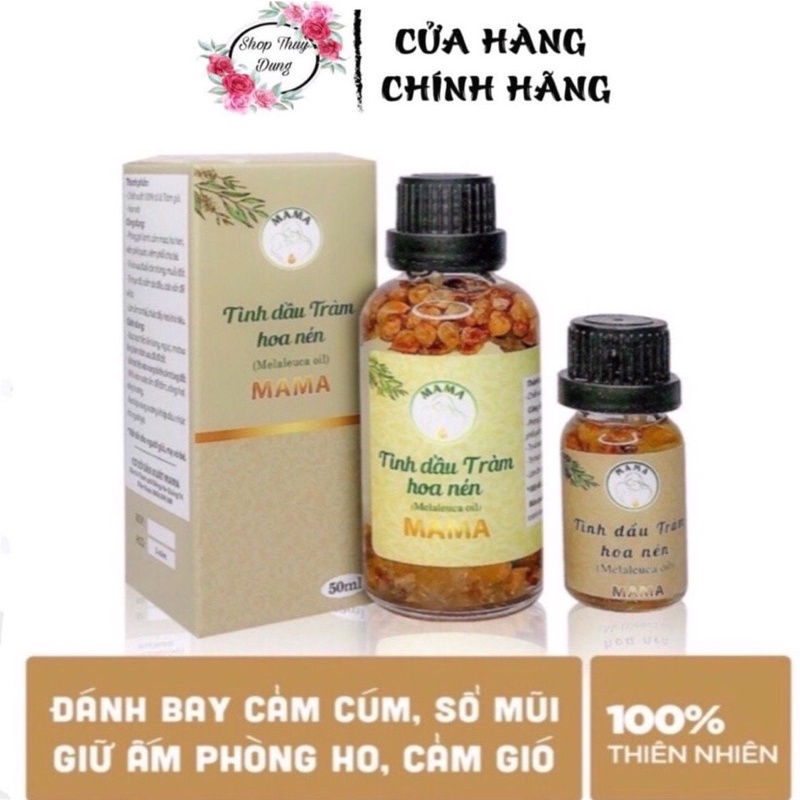 Tinh dầu tràm ngâm hoa nén Mama cao cấp