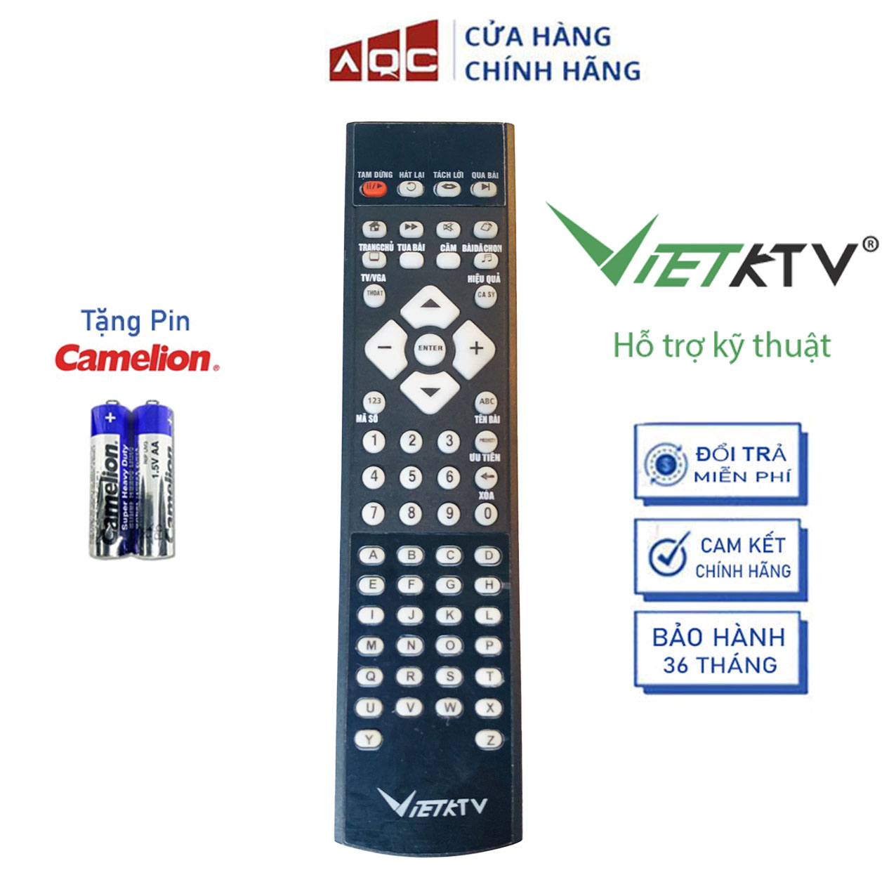 Điều khiển đầu KTV Việt KTV - Remote TV VIETKTV