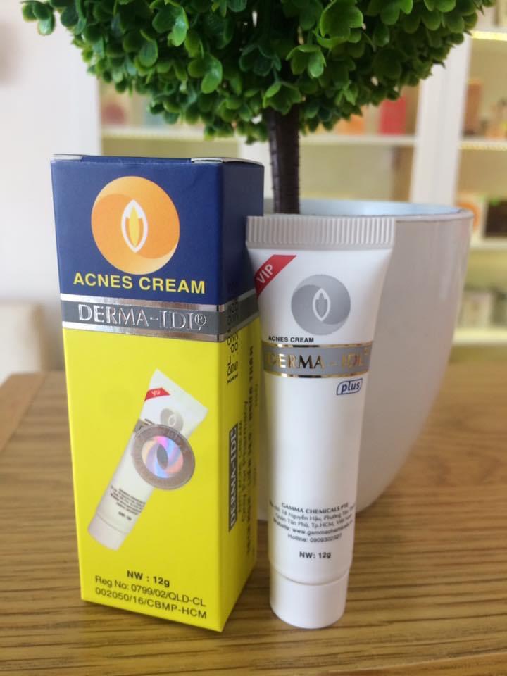 Kem giảm mụn Derma IDL Plus Giảm mụn, liền sẹo, thu nhỏ lỗ chân lông 12g