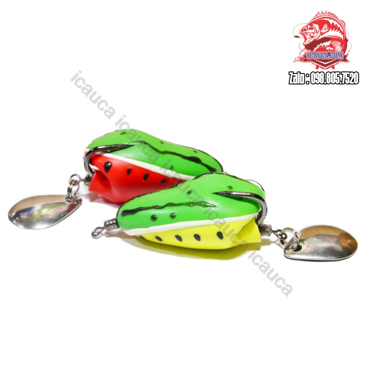 [HCM]Mồi câu cá dưa hấu Bulls Thái Lan 3.7cm 6g chuyên lure cá lóc hiệu quả giá rẻ chính hãng