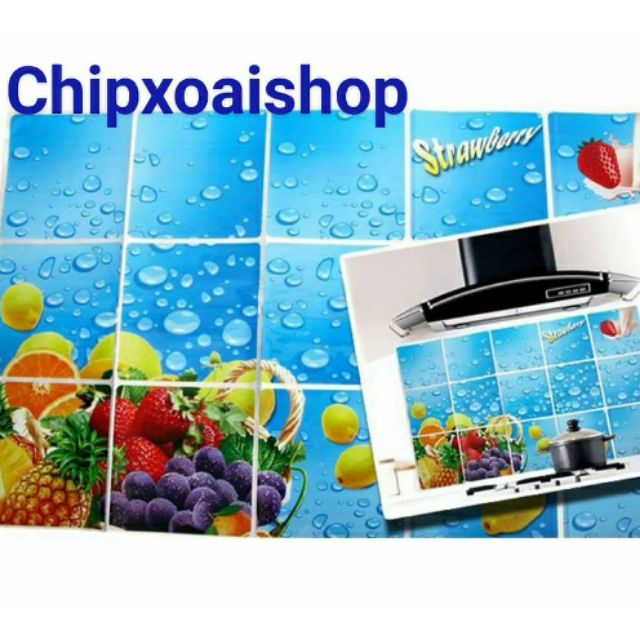 Giấy Dán Tường Góc Bếp Chống Dầu Cách Nhiệt