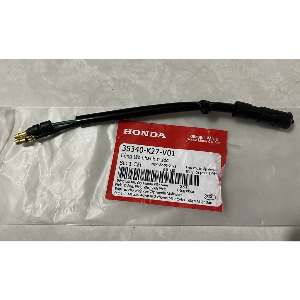 Công tắc đèn phanh trước bên trái airblade 125 2013-2019, lead 125