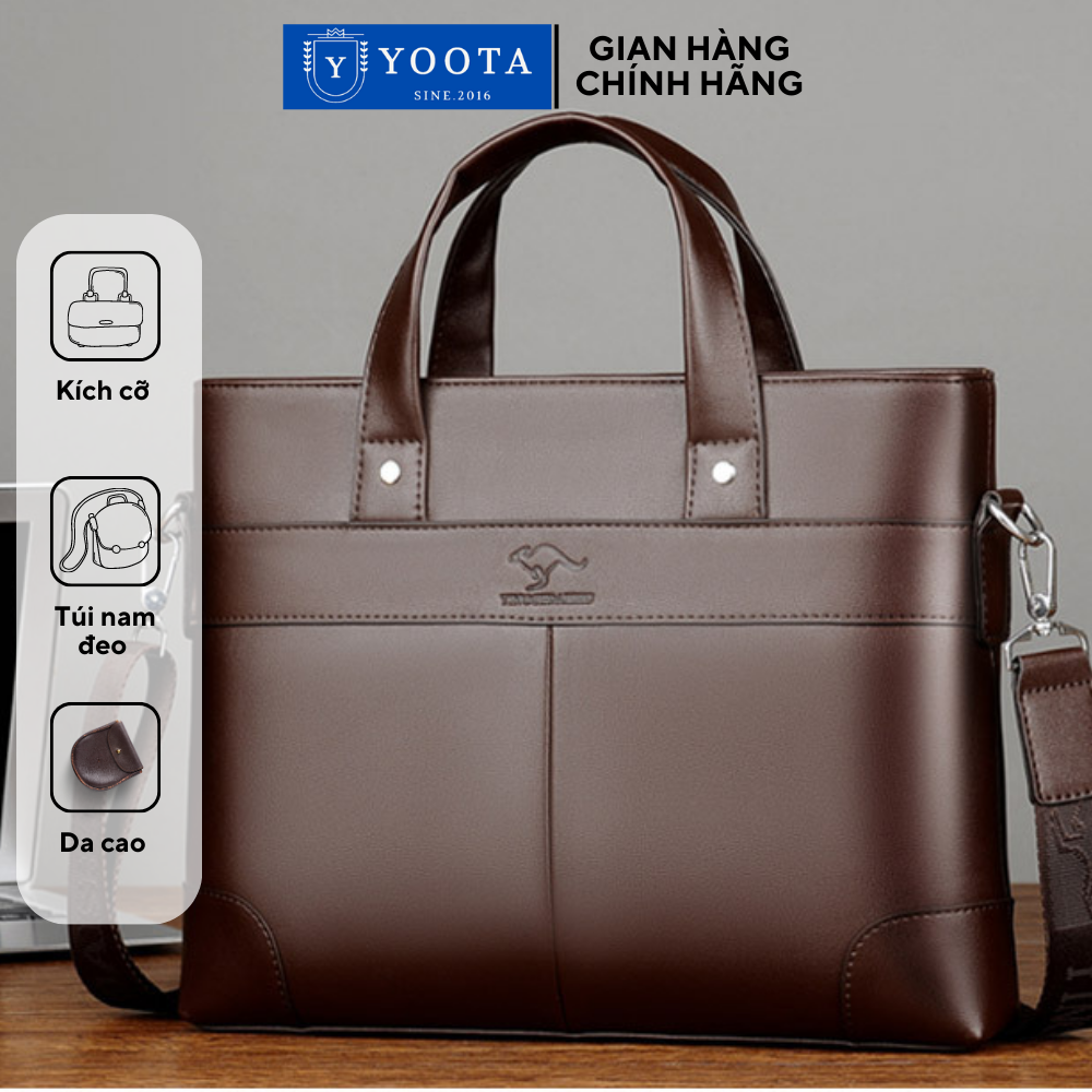 Túi xách công sở nam, Cặp da nam đựng Laptop, Túi đeo chéo công sở cao cấp