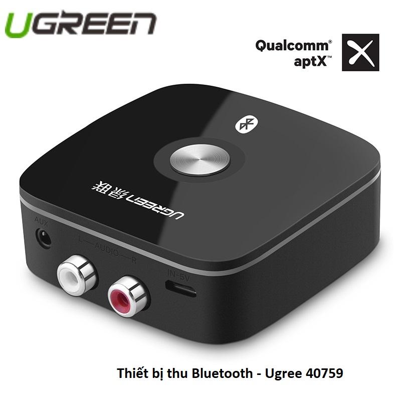 Thiết bị nhận bluetooth 4.2 cho loa, amply cao cấp ugreen 40759 - ug40759