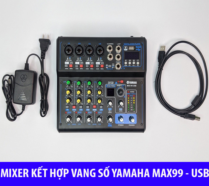 [HCM][ SIÊU PHẨM MIXER YAMAHA MAX99 ] Mixer Kết Hợp Vang Số YAMAHA MAX99  Màn Hình LCD Có Bluetooth Tích Hợp Vang Số DSP 16 Chế Độ 24bit Hiệu Ứng Vang Hay Đẳng Cấp Nhât Hiện Nay Live StreamThu Âm Hát Karaoke Dàn Âm Thanh Chuyên Nghiệp