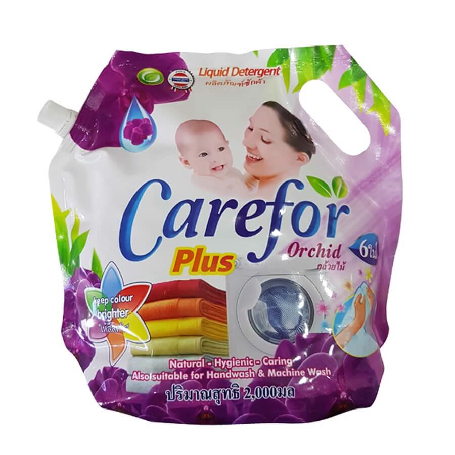 Nước giặt xả Carefor Thái Lan 2000ml Tím