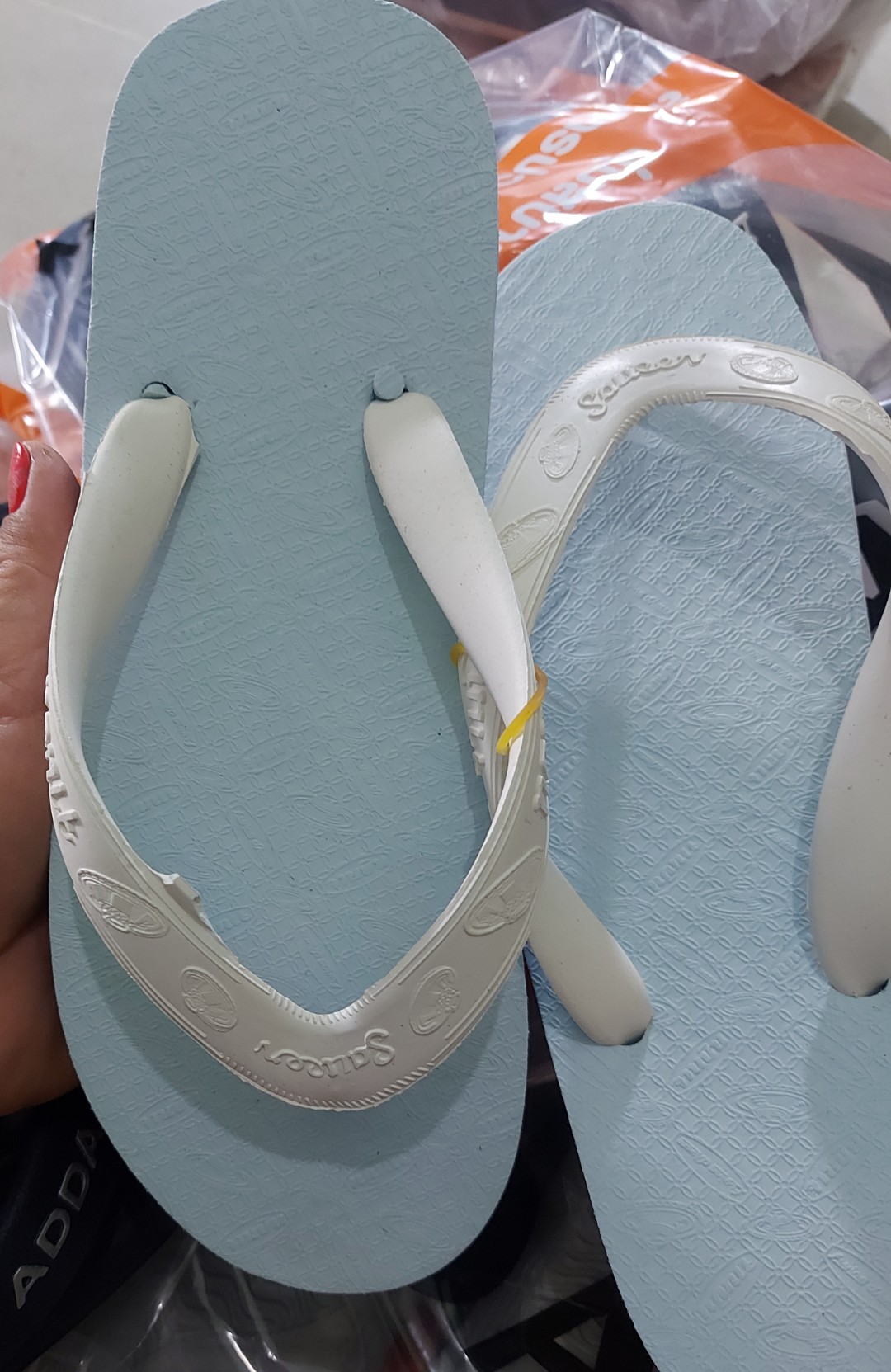 Dép lào Nam Thái lan màu trắng