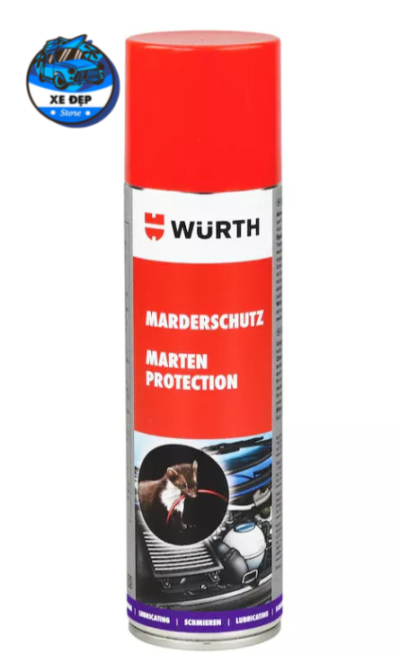 Chai Xịt Phủ Chống Chuột Xe Ô Tô Wurth Marten Protection
