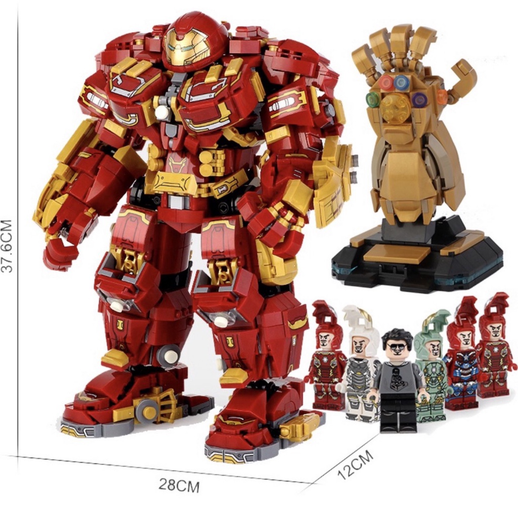 Độ Mixi đập hộp mô hình Iron Man HulkBuster hơn 40 củ