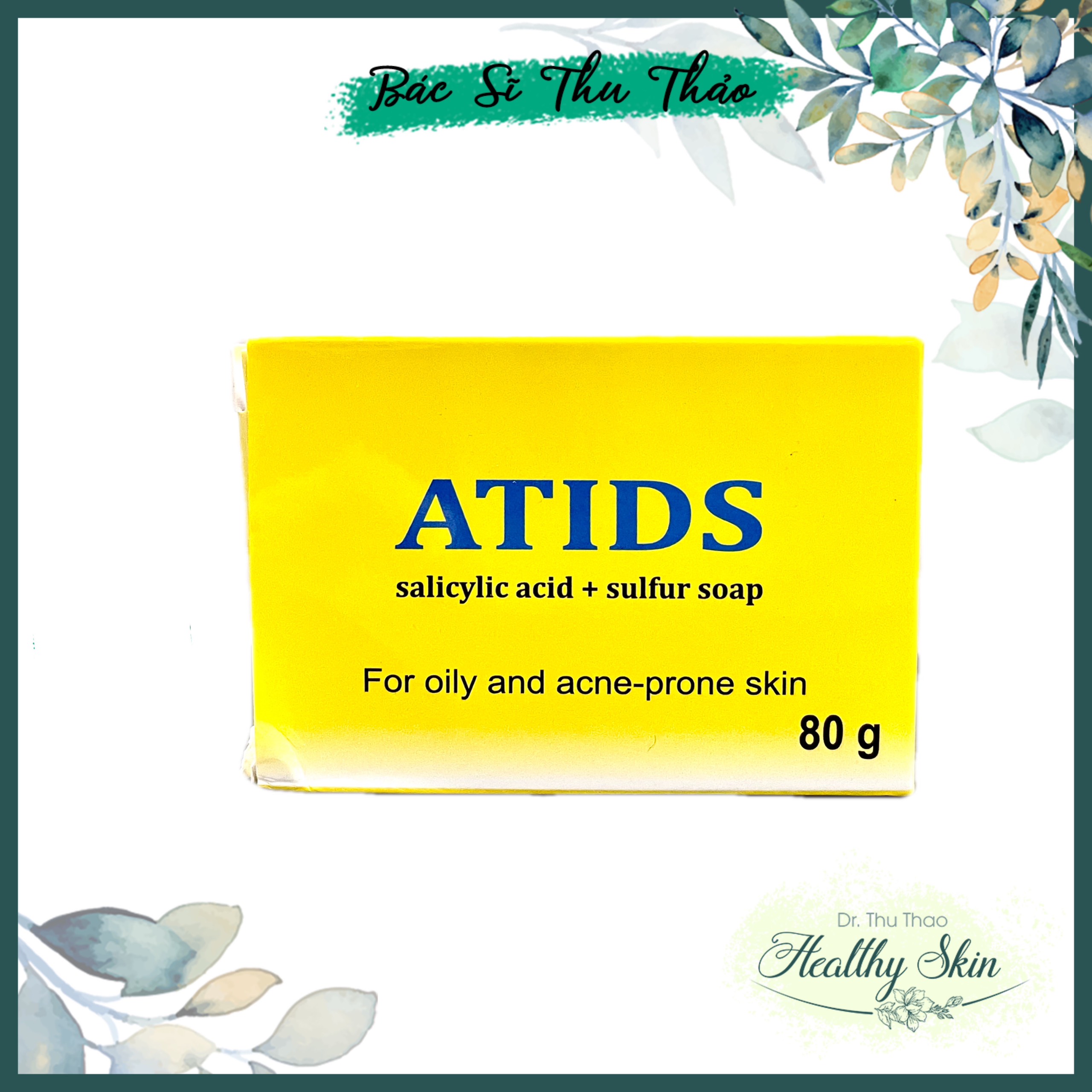 [HCM]ATIDS soap xà phòng cho da mụn 80g