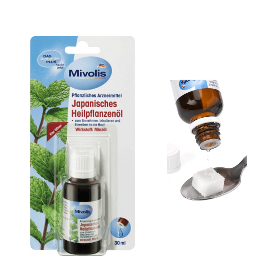 [Date mới nhất] Tinh dầu bạc hà Mivolis nội địa Đức 30ml
